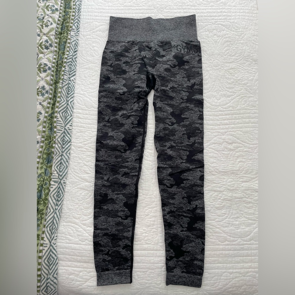 Gymshark Black Camo Leggings